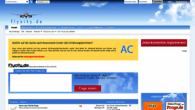 What Flycity.de website looked like in 2020 (4 years ago)