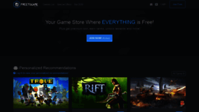 What Freetogame.com website looked like in 2020 (4 years ago)