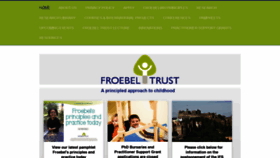 What Froebeltrust.org.uk website looked like in 2020 (4 years ago)