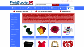 What Floristsuppliesuk.com website looked like in 2020 (4 years ago)