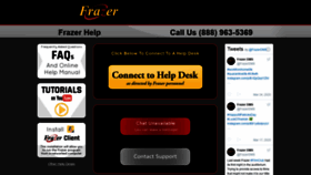 What Frazerhelp.com website looked like in 2020 (4 years ago)