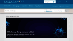 What Faxebibliotek.dk website looked like in 2020 (4 years ago)