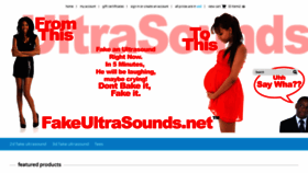 What Fakeultrasounds.net website looked like in 2020 (4 years ago)