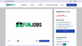 What Funjobs.com website looked like in 2020 (4 years ago)