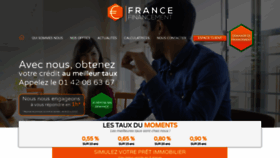 What Francefinancement.fr website looked like in 2020 (4 years ago)