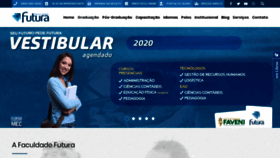 What Faculdadefutura.com.br website looked like in 2020 (4 years ago)