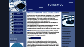 What Fonds4you.de website looked like in 2020 (4 years ago)
