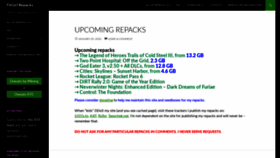 What Fitgirl-repacks.website website looked like in 2020 (4 years ago)