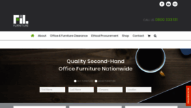 What Filfurniture.co.nz website looked like in 2020 (4 years ago)