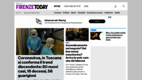 What Firenzetoday.it website looked like in 2020 (4 years ago)
