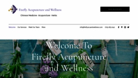 What Fireflyacuandwellness.com website looked like in 2020 (4 years ago)