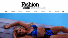 What Fashionweekly.com.au website looked like in 2020 (4 years ago)