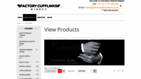 What Factorycufflinksdirect.co.uk website looked like in 2020 (4 years ago)