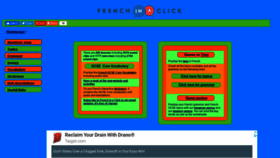 What Frenchinaclick.com website looked like in 2020 (4 years ago)