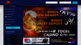What Fajartoto.com website looked like in 2020 (4 years ago)