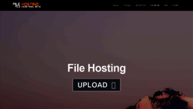 What Filehosting.live website looked like in 2020 (4 years ago)
