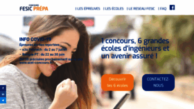 What Fesicprepa.fr website looked like in 2020 (4 years ago)