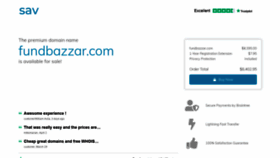 What Fundbazzar.com website looked like in 2020 (4 years ago)