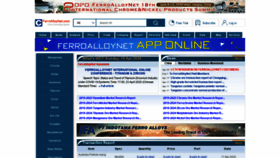 What Ferroalloynet.com website looked like in 2020 (4 years ago)