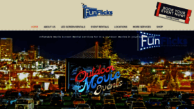 What Funflicks.com website looked like in 2020 (4 years ago)