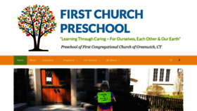 What Firstchurchpreschool.org website looked like in 2020 (4 years ago)