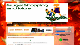 What Frugal-shopping.com website looked like in 2020 (4 years ago)