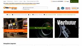 What Fotodevakman.nl website looked like in 2020 (4 years ago)