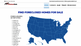 What Foreclosuredeals.com website looked like in 2020 (4 years ago)