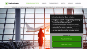What Flug-erstattung.de website looked like in 2020 (4 years ago)