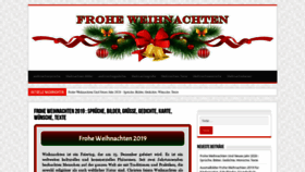 What Frohe-weihnachten.org website looked like in 2020 (4 years ago)