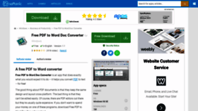 What Free-pdf-to-word-doc-converter.en.softonic.com website looked like in 2020 (4 years ago)