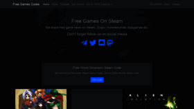 What Freegames.codes website looked like in 2020 (4 years ago)