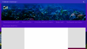 What Fishingshat.ru website looked like in 2020 (4 years ago)