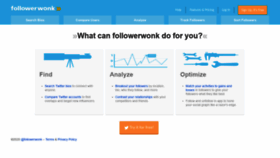 What Followerwonk.com website looked like in 2020 (4 years ago)