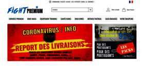 What Fightpremium.com website looked like in 2020 (4 years ago)