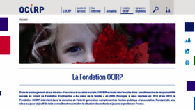 What Fondation-ocirp.fr website looked like in 2020 (4 years ago)