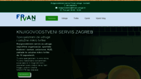 What Frivan-usluge.hr website looked like in 2020 (4 years ago)