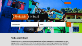 What Findajobinbrazil.com website looked like in 2020 (4 years ago)