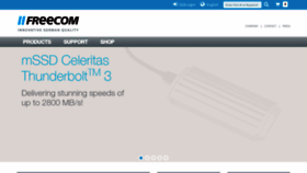 What Freecom.com website looked like in 2020 (3 years ago)