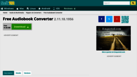 What Free-audiobook-converter.soft112.com website looked like in 2020 (4 years ago)