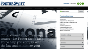 What Fosterswift.com website looked like in 2020 (4 years ago)