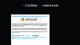 What Filemans.blogspot.co.uk website looked like in 2020 (4 years ago)