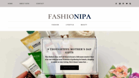 What Fashionipa.com website looked like in 2020 (4 years ago)