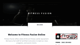 What Fitnessfusiononline.com website looked like in 2020 (3 years ago)