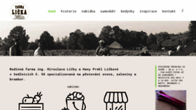 What Farmalicka.cz website looked like in 2020 (4 years ago)