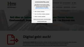 What Fachlektorat-hamburg.de website looked like in 2020 (4 years ago)