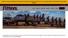 What Flyhays.com website looked like in 2020 (3 years ago)