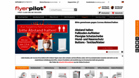 What Flyerpilot.de website looked like in 2020 (3 years ago)