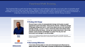 What Functionalpathtrainingblog.com website looked like in 2020 (3 years ago)