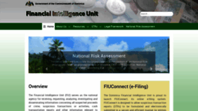 What Fiu.gov.dm website looked like in 2020 (5 years ago)